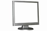 Isolated LCD monitor - can be used as a base for more complex illustrations