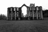 Views of Fountains Abbey in North Yorkshire