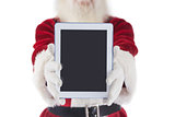 Santa presents a tablet PC