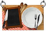 Restaurant Signboard with clipping path