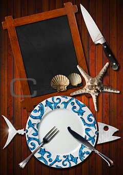 Seafood Menu Background