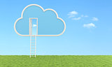 Cloud computing concept - Outdoor version
