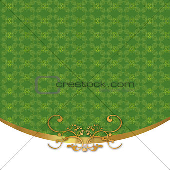 Green pattern background