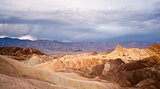 Sunrise Badlands Amargosa Mountain Range Death Valley Zabriske P