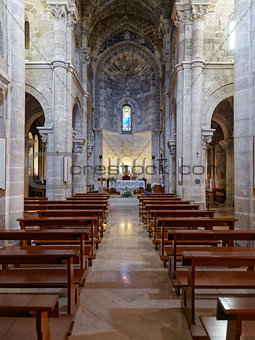 particular of the church of San Biagio Matera Italy