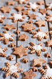 Christmas cookies background