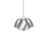 Big bells hanging on silver chain