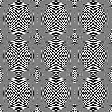 Design seamless monochrome convex lines background
