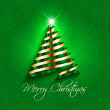 Abstract Christmas tree background 