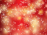 Christmas background of snowflake and stars 