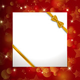 Christmas background with ribbon 