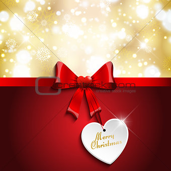 Merry Christmas label background 