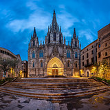 Cathedral of the Holy Cross and Saint Eulalia in the Morning, Ba