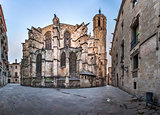 Panorama of Cathedral of the Holy Cross and Saint Eulalia, View 