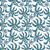 Seamless abstract floral pattern 