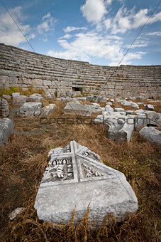 Ruins at Perga in Turkey