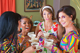 Cute Group of Women Giggling