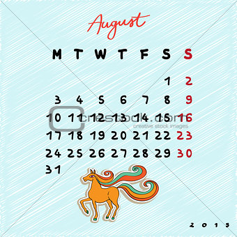 2015 horses august