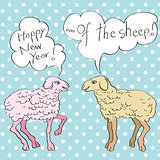 happy new year of sheep