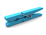 blue clothespin