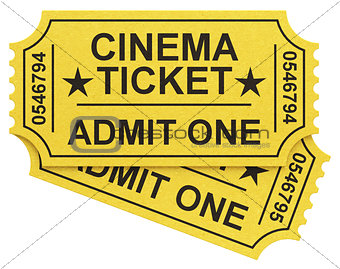 the cinema tickets