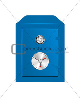 Bank Safe in blue design