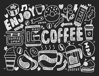 doodle coffee