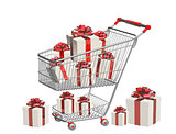 Shopping cart and gifts
