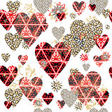Patterned texture "Valentine's Day"
