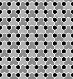 Hexagons tiled pattern. Seamless geometric texture. 