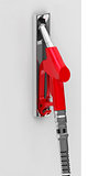 the red fuel nozzle