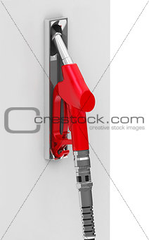 the red fuel nozzle