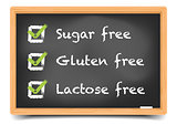 Blackboard Sugar Gluten Lactose