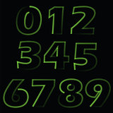 green numbers