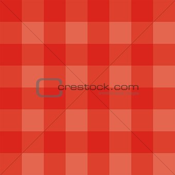 Red plaid tile vector background or seamless pattern