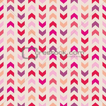 Chevron seamless vector colorful pattern, texture or background with zigzag stripes