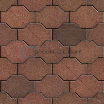 Decorative Brown Brick Pavers.