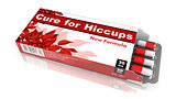 Cure For Hiccups, Red Open Blister Pack.