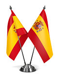 Spain - Miniature Flags.