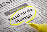 Social Media Manager Jobs in Newspaper.