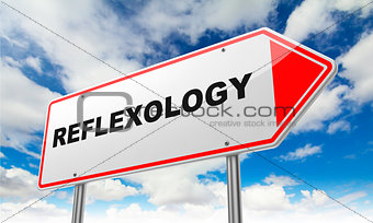 Reflexology on Red Road Sign.