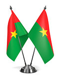 Burkina Faso - Miniature Flags.
