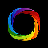 Spectrum of visible light- color wheel design