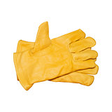Safety gloves isolated