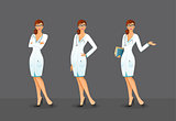 Doctor in various poses