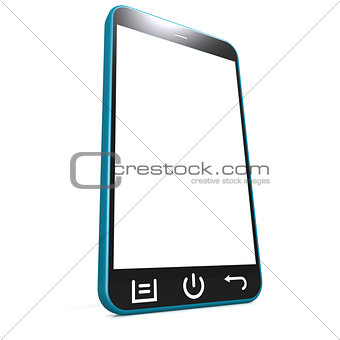 Blue smartphone