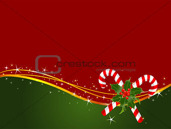 Christmas candy cane background