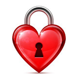 Red Heart Lock