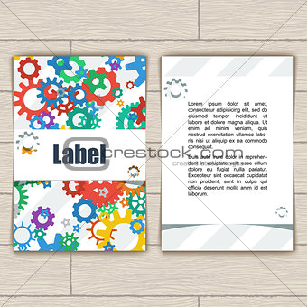 Card with Gears