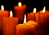 Warm candlelight